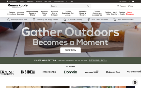 Remarkable website screenshot