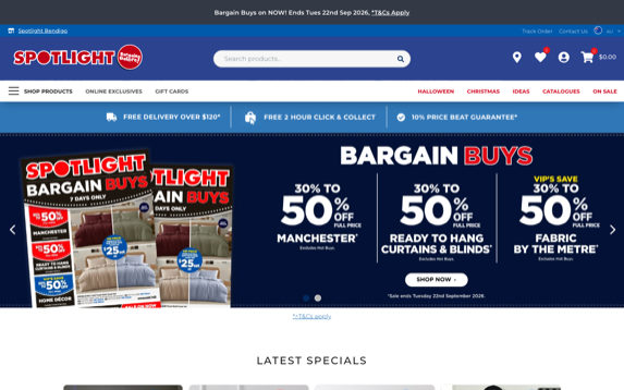 Spotlight website screenshot